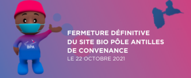 #Guadeloupe FERMETURE DÉFINITIVE DU SITE DE CONVENANCE