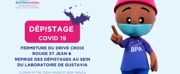 SAINT BARTHÉLÉMY DÉPISTAGE COVID-19 – INFORMATIONS IMPORTANTES